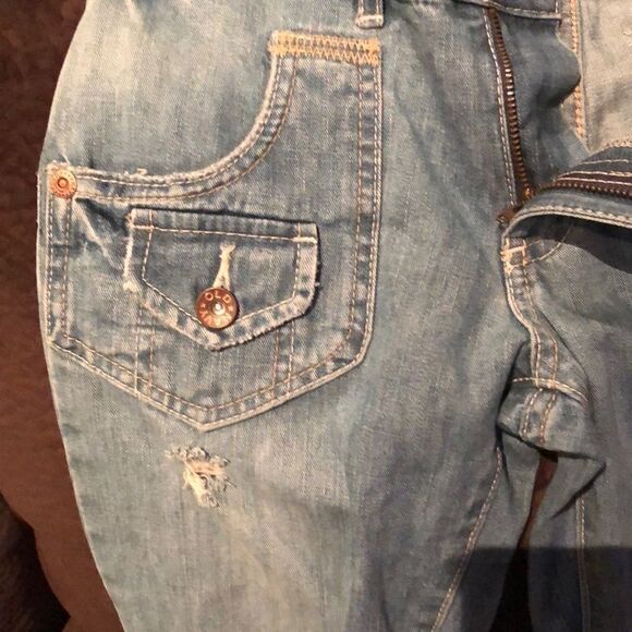 BRAND New Old Navy Girls Size 14 Capris Denim Jean - Picture 4 of 7